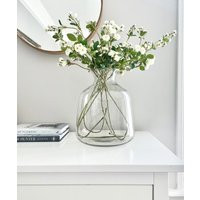 Artificial Flowers, Fake Faux White Roses, Wild Rose Spray, Silk Flowers | Etsy (UK)