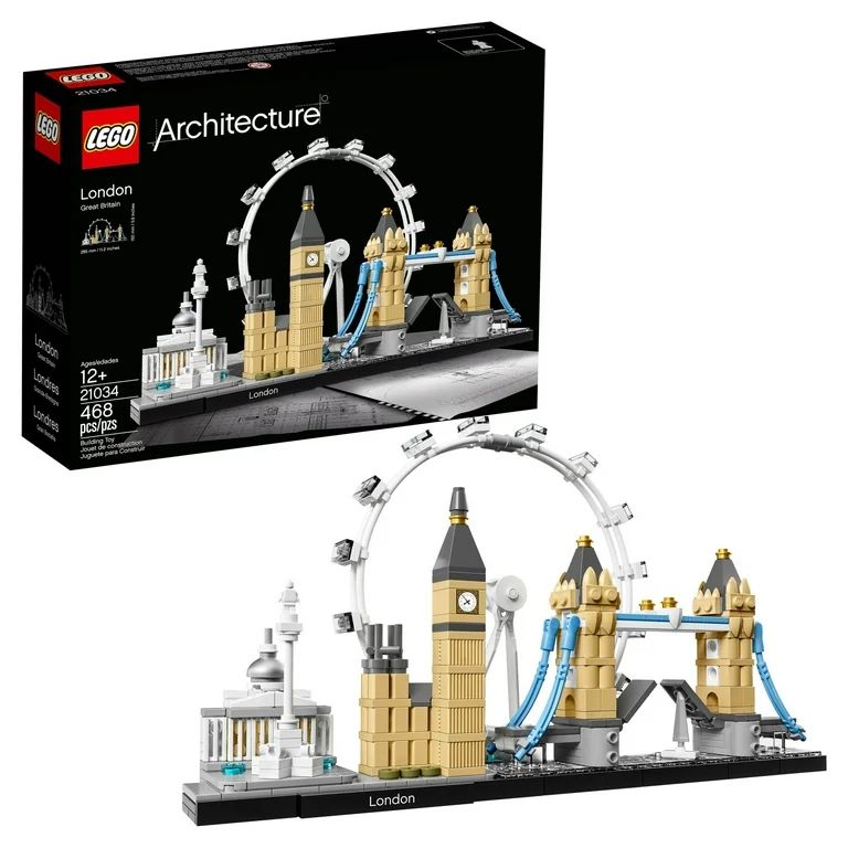 LEGO Architecture London Skyline 21034 Collectible Model Building Kit with London Eye, Big Ben, a... | Walmart (US)