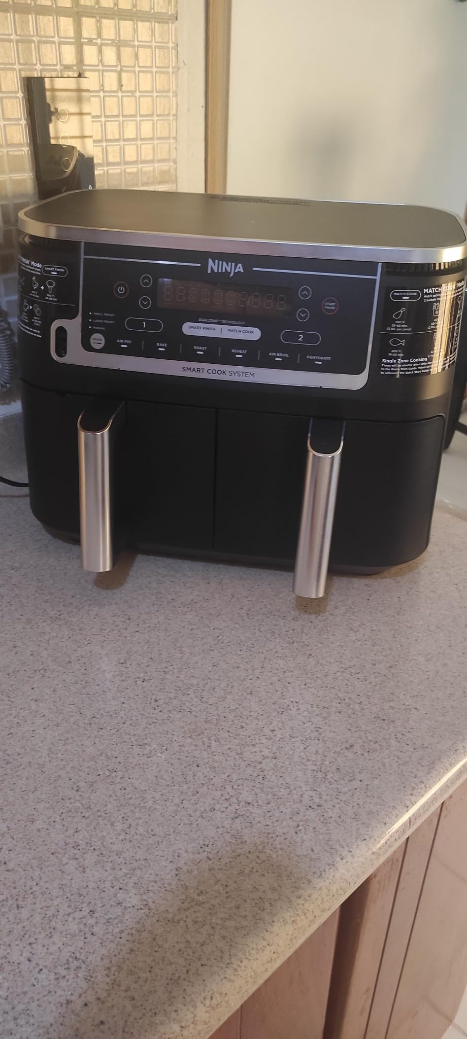 Ninja DZ550 Foodi 10 Quart 6-in-1 DualZone Smart XL Air Fryer with 2 Independent Baskets, Smart C... | Amazon (US)