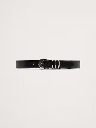 Fiori Statement Leather Belt | Banana Republic (US)