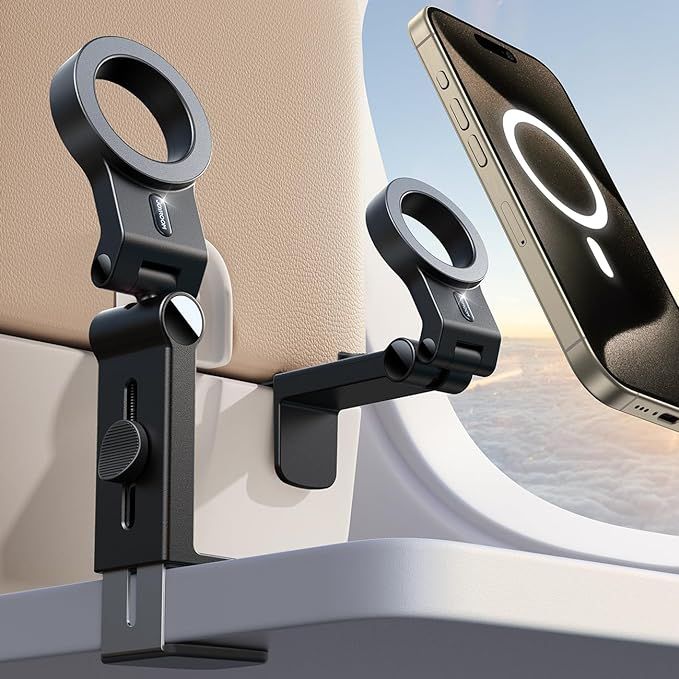 JOYROOM for Magsafe Airplane Phone Holder Travel Essentials, [Flexible Rotation] Hands-Free Plane... | Amazon (US)