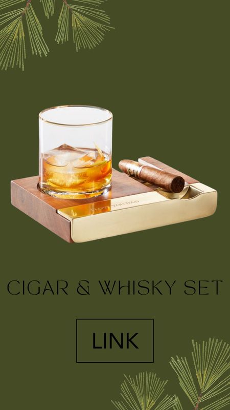 This would make a great addition to any man’s office and lounge space. It is something they wouldn’t think to buy for themselves but would appreciate the extra thoughtfulness of getting them this whisky and cigar set! 👌🏼 #LTKmensgifts #giftsformen

#LTKHoliday #LTKGiftGuide #LTKSeasonal