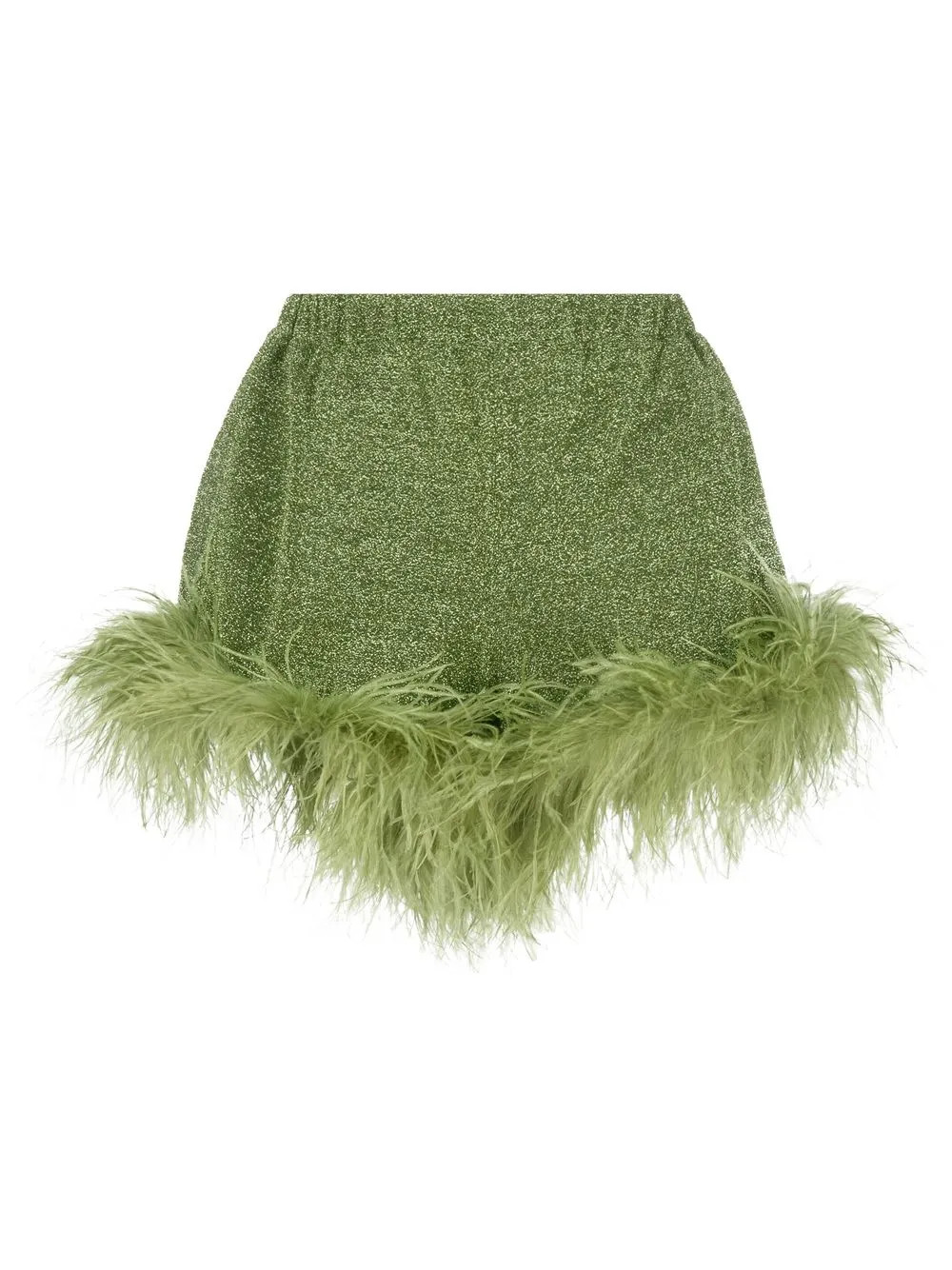 Oséree Lumière Plumage Mini Shorts - Farfetch | Farfetch Global