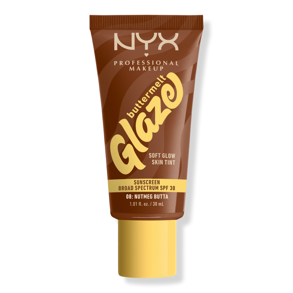NYX Professional Makeup Buttermelt Glaze Skin Tint SPF 30 - Nutmeg Butta | Ulta