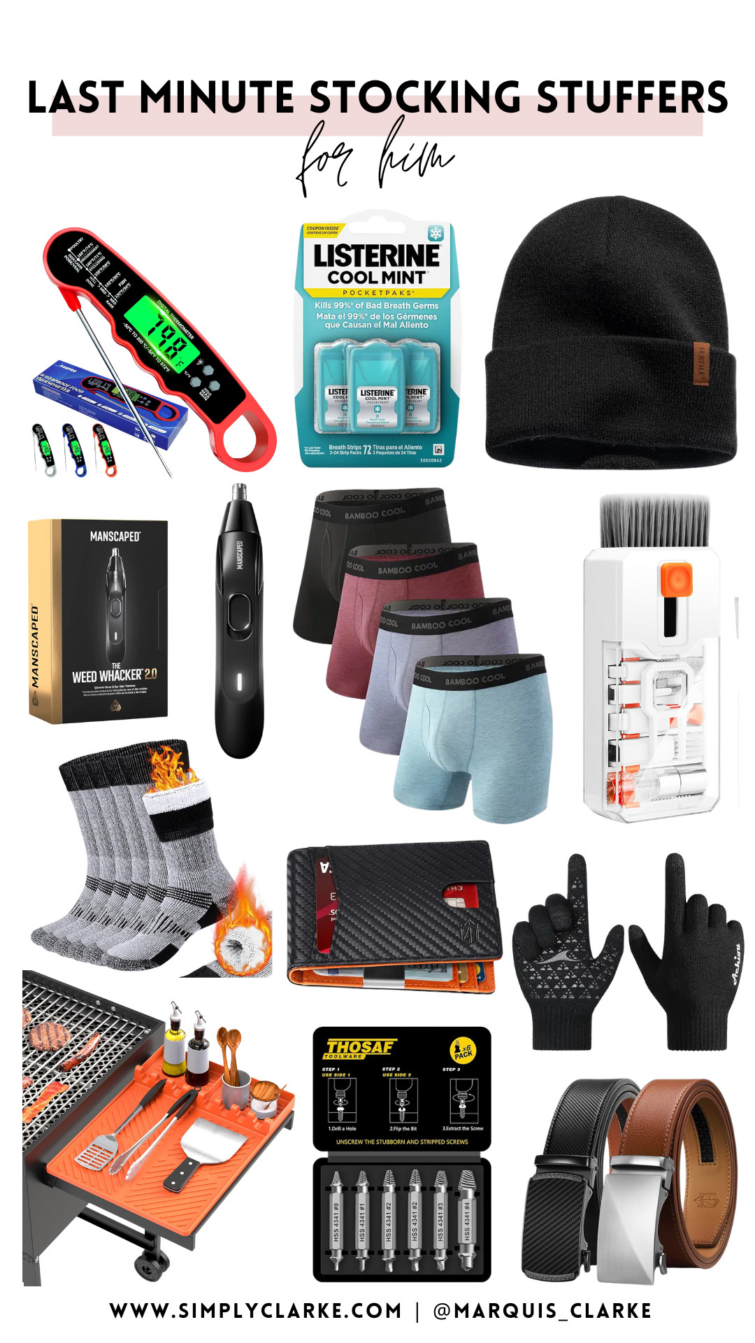 Last-minute stocking stuffers for him! Amazon finds that are practical, affordable, and actually useful—Prime shipping for the win! 

 #LTKGiftGuide #LTKHoliday #LTKMens