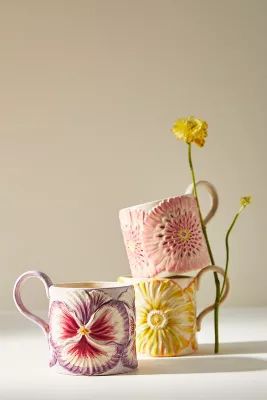 Lilypad Floral Mug | Anthropologie (US)