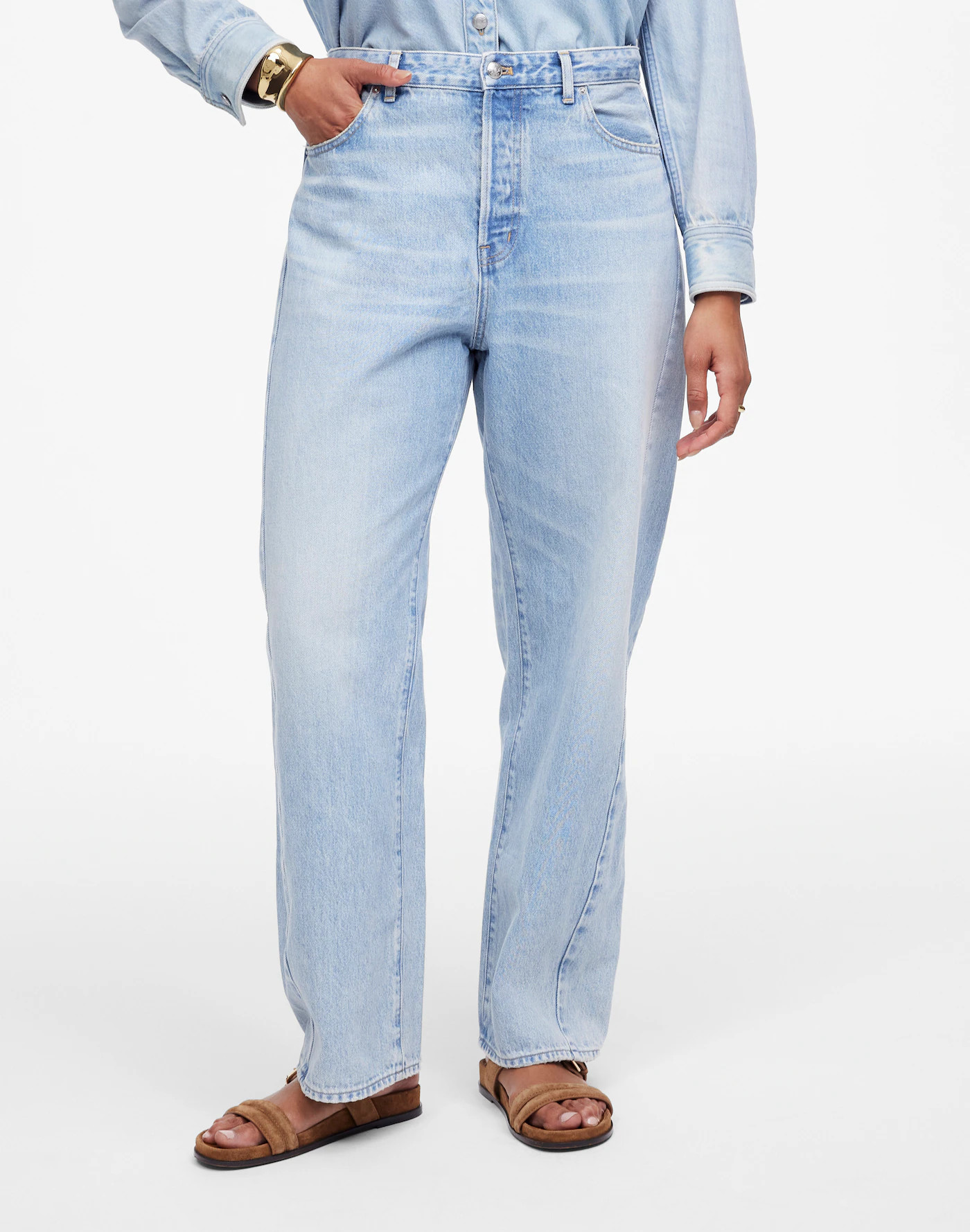 The Curvy Darted Barrel-Leg Jean | Madewell | Madewell
