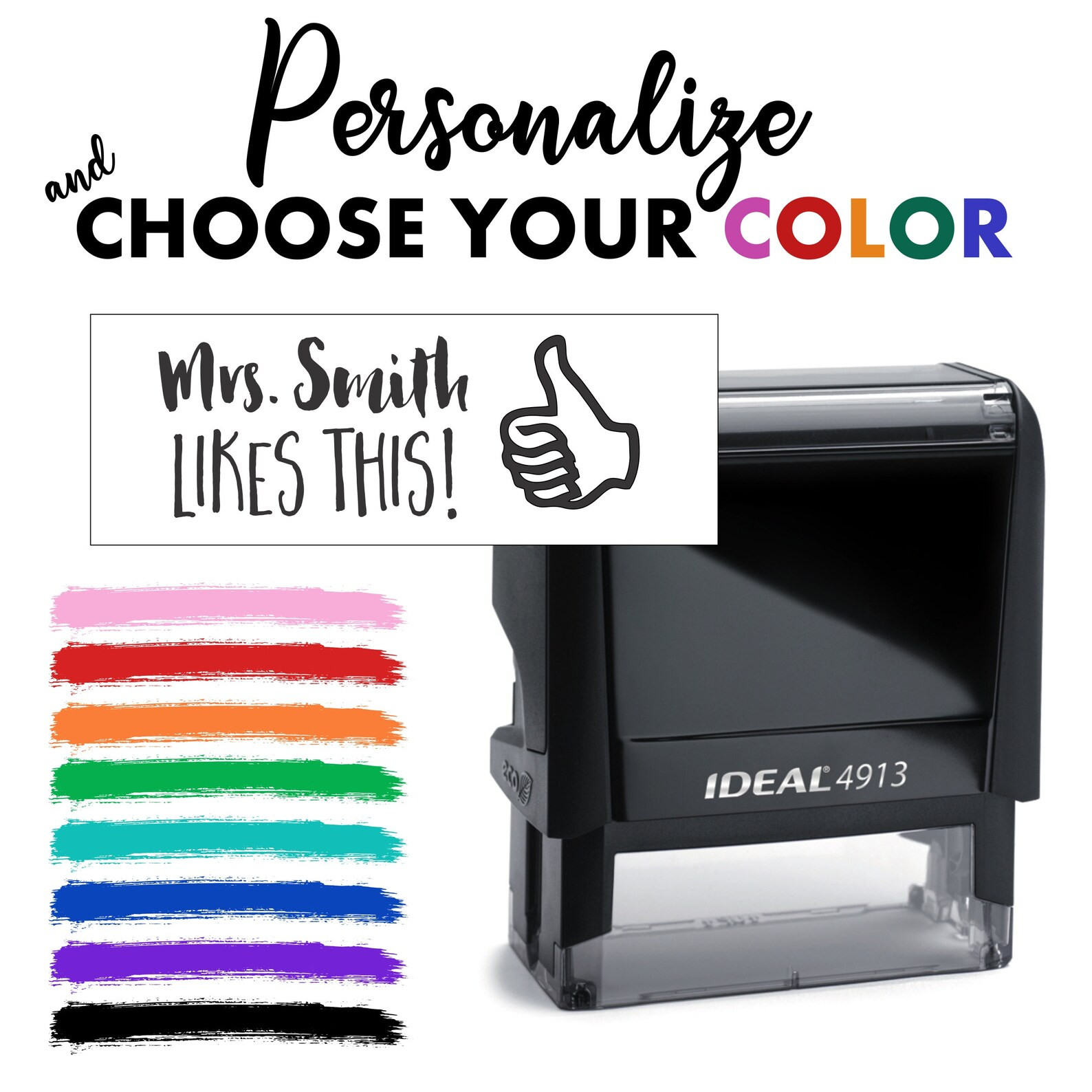 Personalized Teacher Stamp Teacher Stamper Personalized - Etsy | Etsy (US)