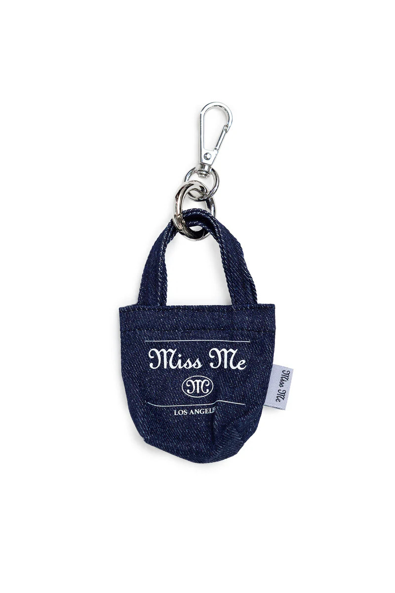 Denim Tote Bag Keychain | Miss Me