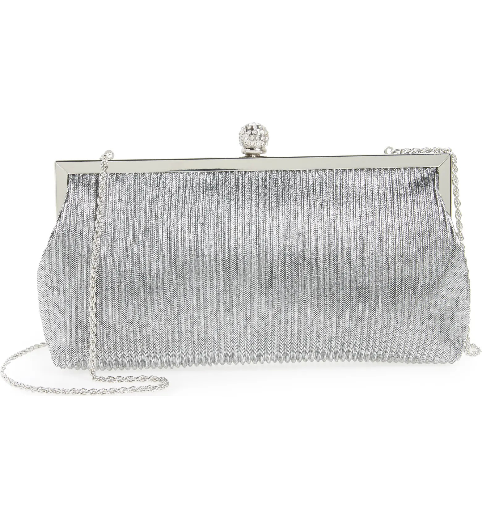 Nina Aneka Pleated Shine Clutch | Nordstrom | Nordstrom