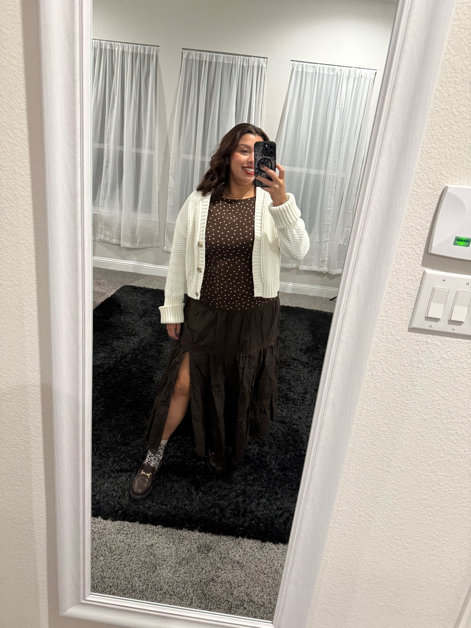 It’s giving Fall vibes! Loving this brown polkadot shirt with a brown skirt and and wearing it with my favorite loafers. 

Below are my top favorite loafers!

Outfit, mom outfit, cute outfit, comfy outfit, summer outfits, chic outfit, Mom style, fashion over 40, outfit of the day, trends, ready for Fall, Latina, fall ootd

#LTKootd #LTKMidsize #LTKWorkwear