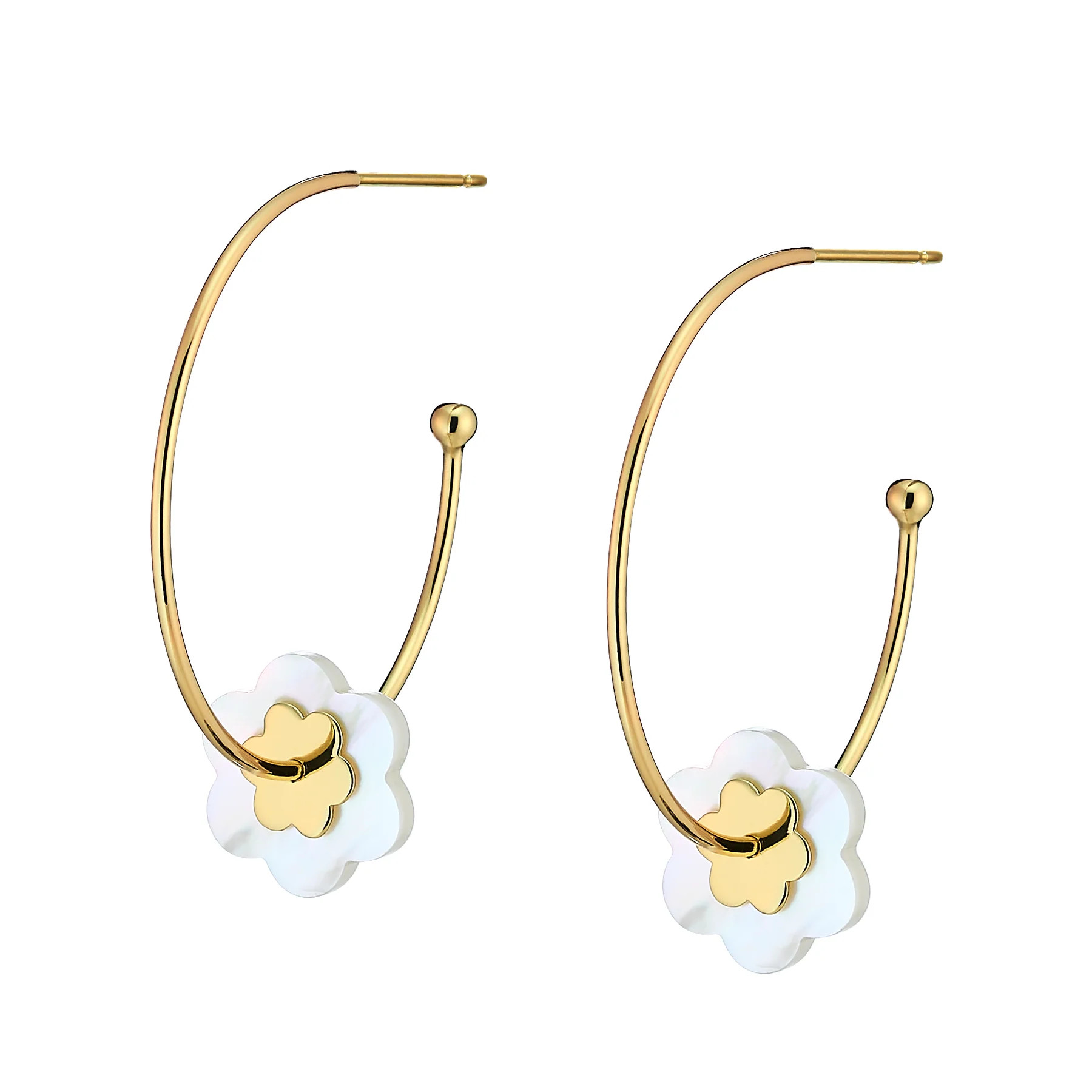 Flower Hoop-La Stacked MOP | ASHA by ADM