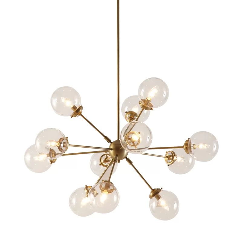 Orrhaen 12-Light Chandelier with Oversized Globe Bulbs | Wayfair North America