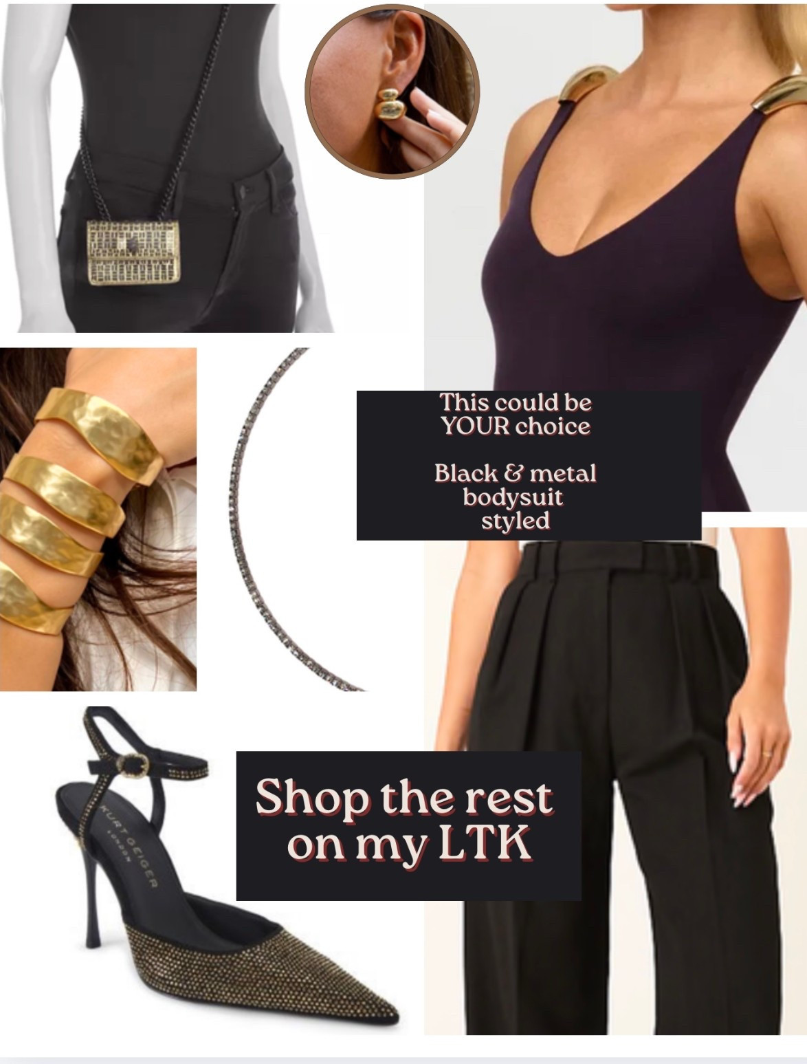 One piece. Sleek and elegant. 
Styling the black & metal tank — shop the full look here ↓

#LTKgrwm #LTKTravel #LTKOver40