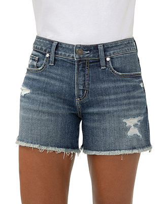 Women's Suki Mid-Rise Denim Shorts | Macy's