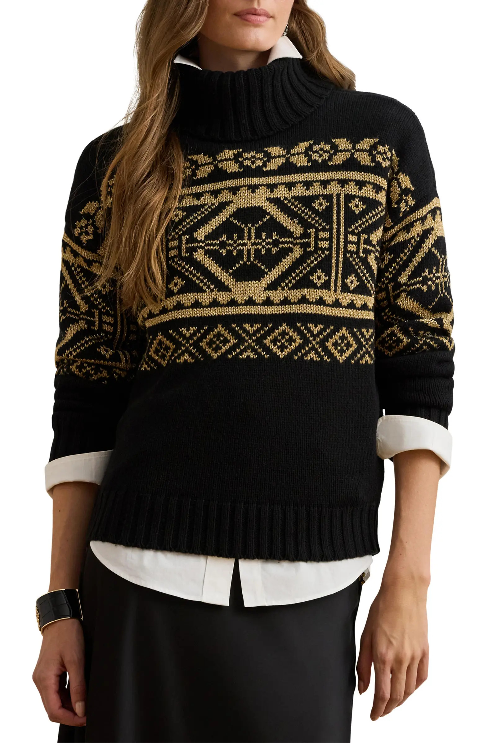 Fair Isle Turtleneck Sweater | Nordstrom