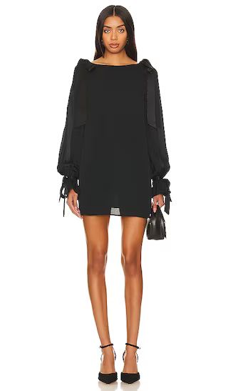 x REVOLVE Lea Mini Dress in Black | Revolve Clothing (Global)