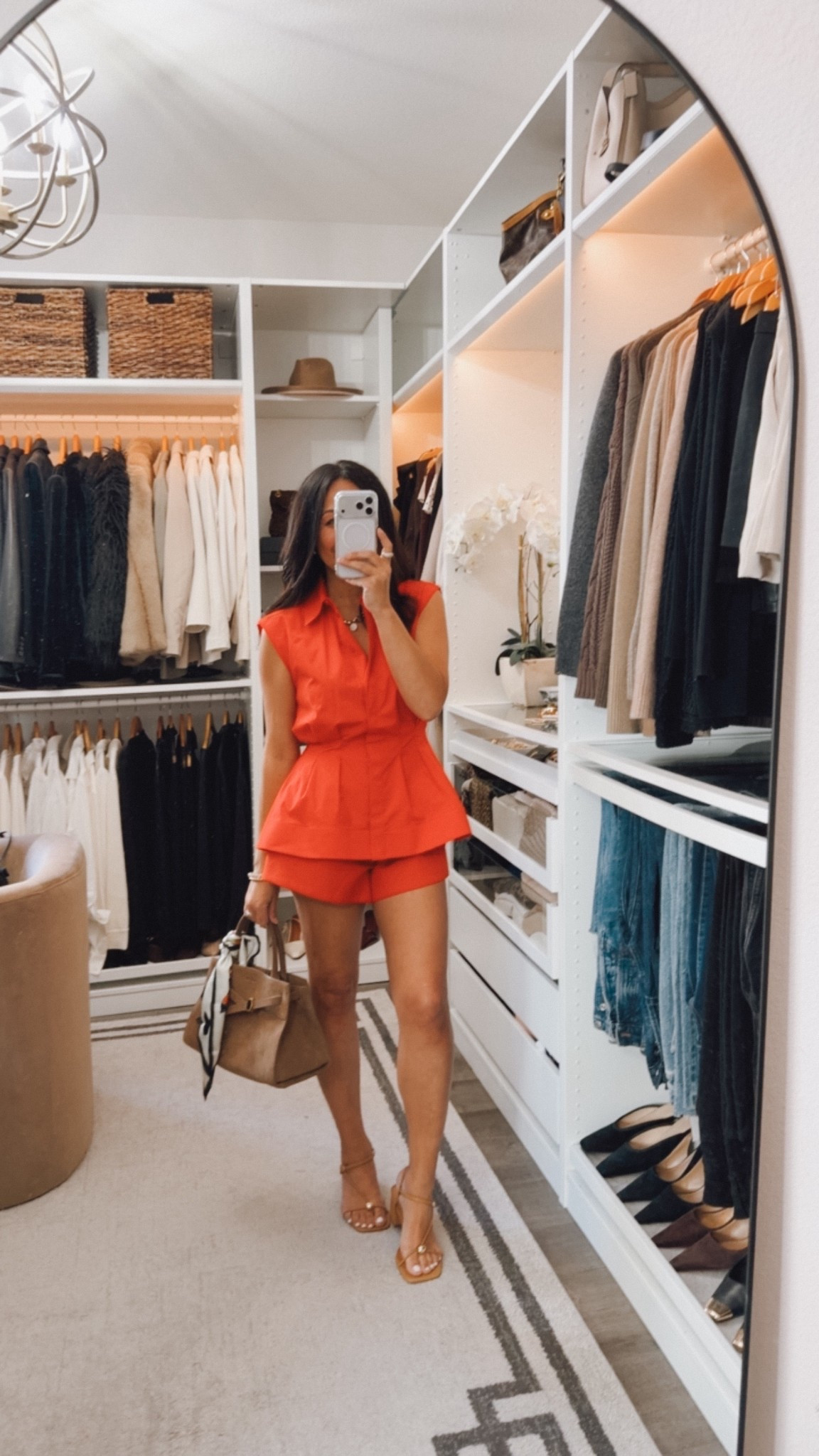 Zara top and shorts! 
Shorts are TTS, I sized up to a medium in the top 

#LTKOver40 #LTKootd