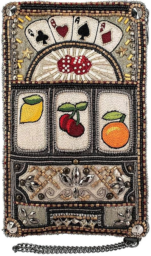 Mary Frances Payoff Beaded Crossbody Cell Phone Bag – Evening Clutch with Adjustable Strap for ... | Amazon (US)