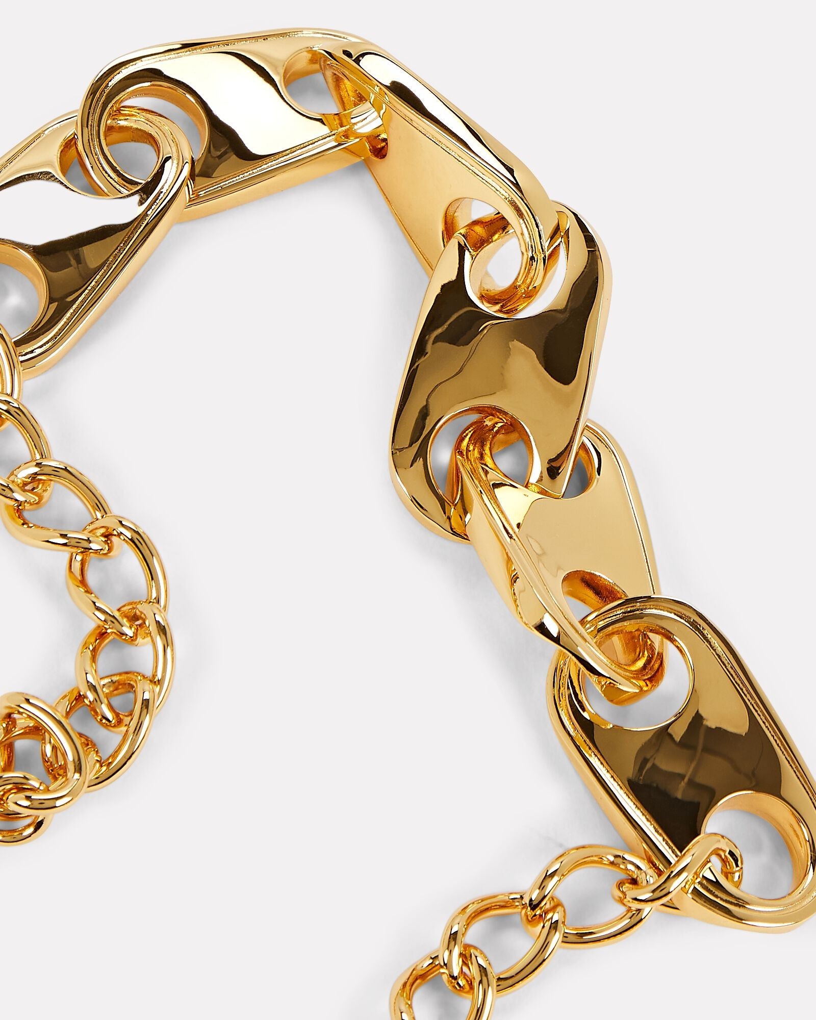 Wave Chain-Link Necklace | INTERMIX