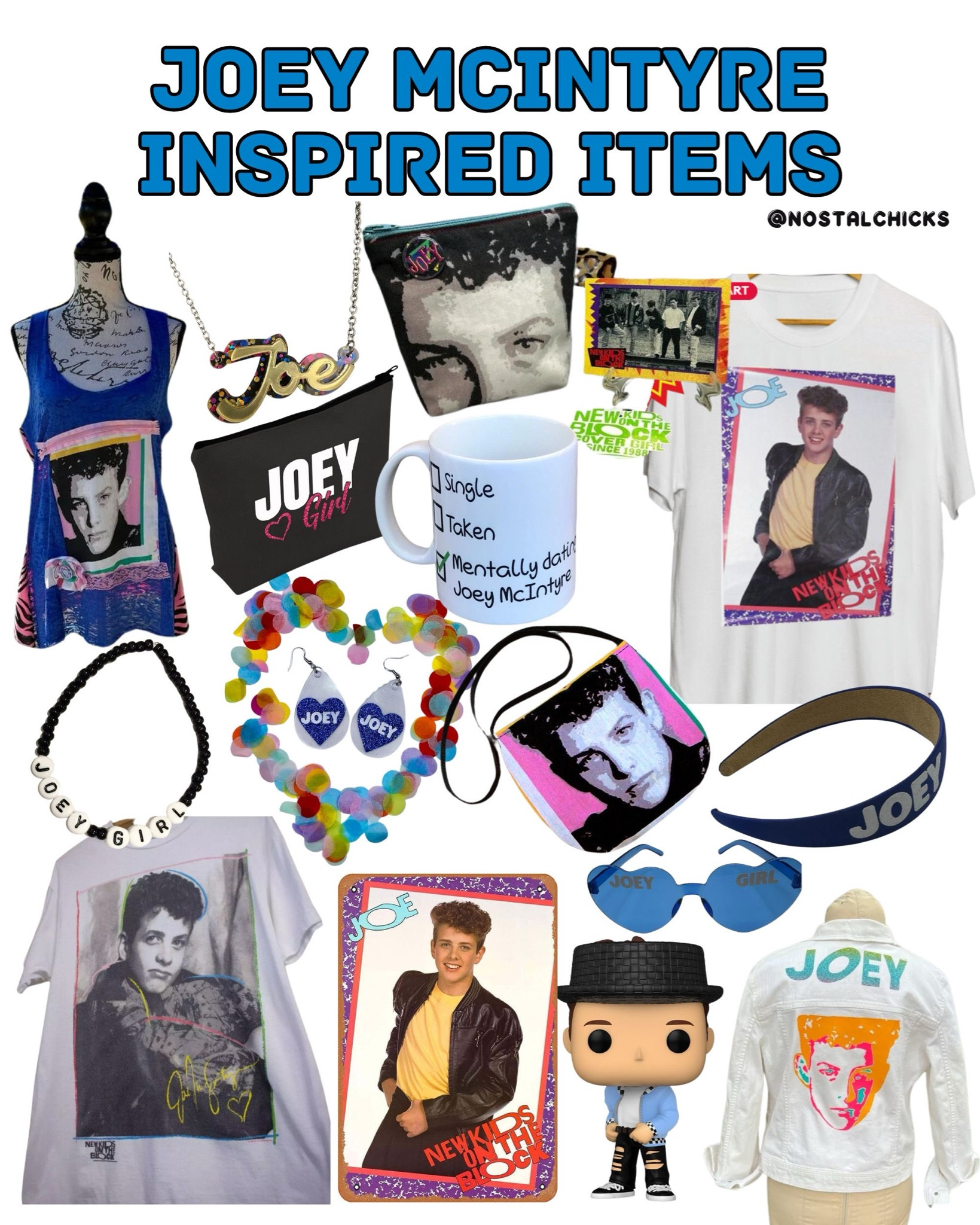 Joey McIntyre inspired items 💗
#joeymcintyre #nkotb #newkidsontheblock