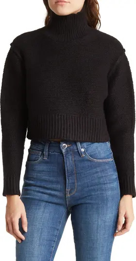 Mockneck Crop Sweater | Nordstrom Rack