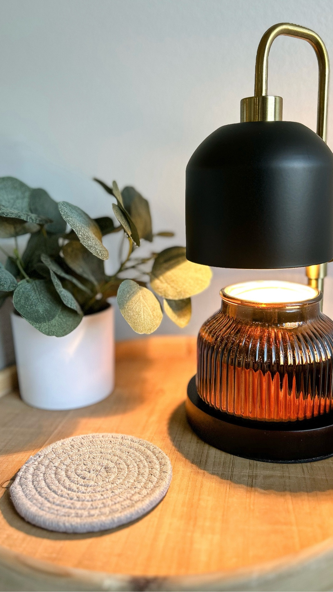 This candle warmer!  Oh my goodness!  Stunning and it’s adjustable too! Just under $20! Linked some of my favorite @walmart candles! 

#LTKFindsUnder50 #LTKSeasonal #LTKHome