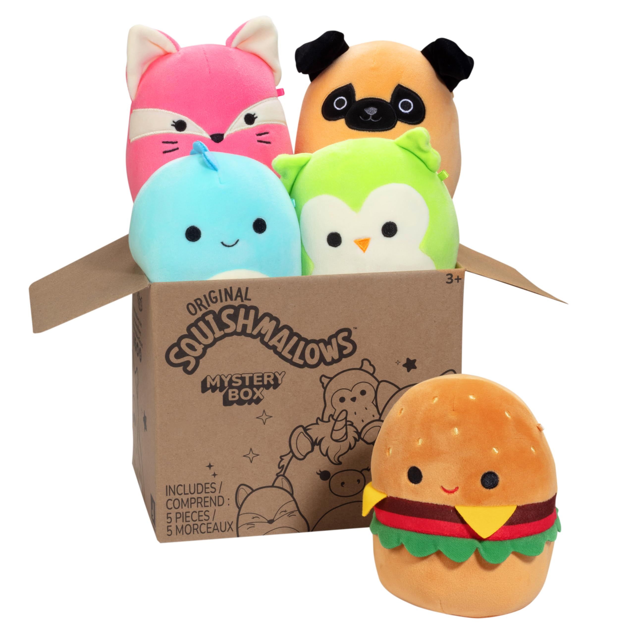 Squishmallows 5" Mystery Box Plush 5 Pack - New 2024 Assortment - Various Styles - Official Kelly... | Amazon (US)