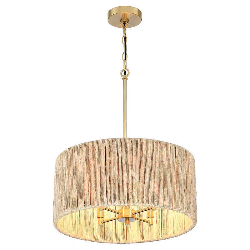 Silveira 4 - Light Dimmable Drum Chandelier | Wayfair North America