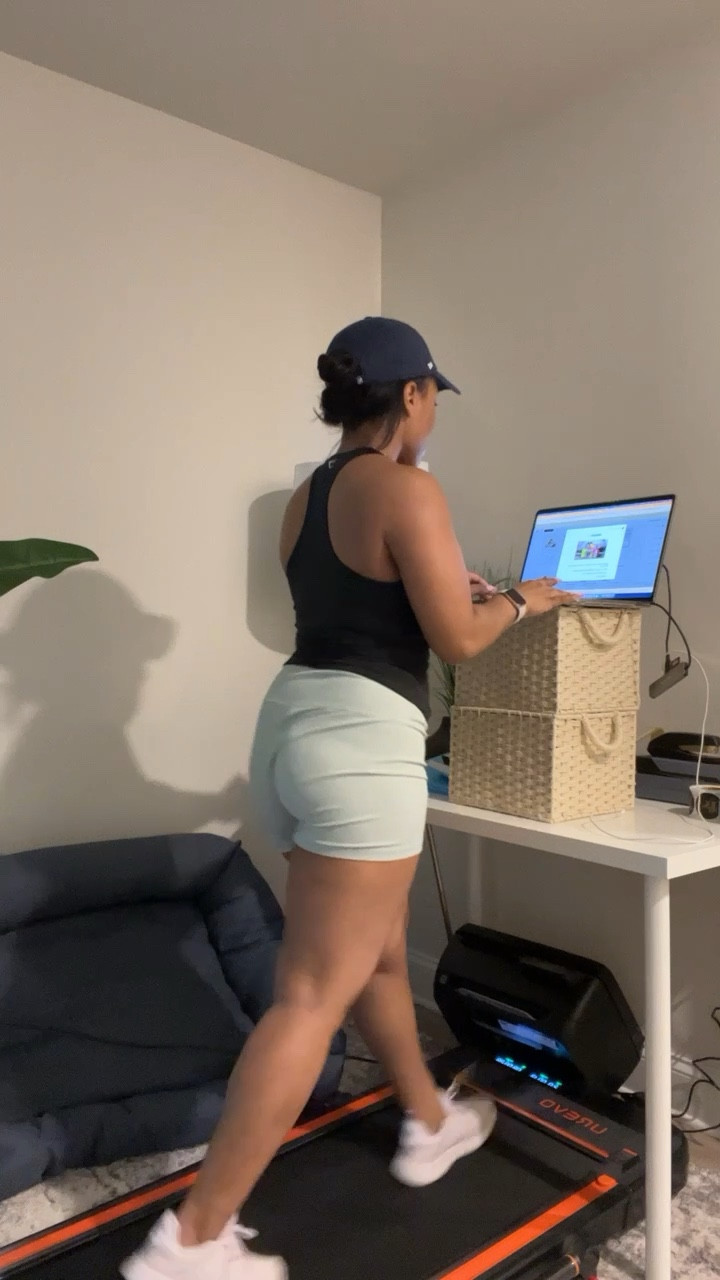 At home workout treadmill for home office with remote control ! 

#LTKfit #LTKworkwear #LTKsalealert