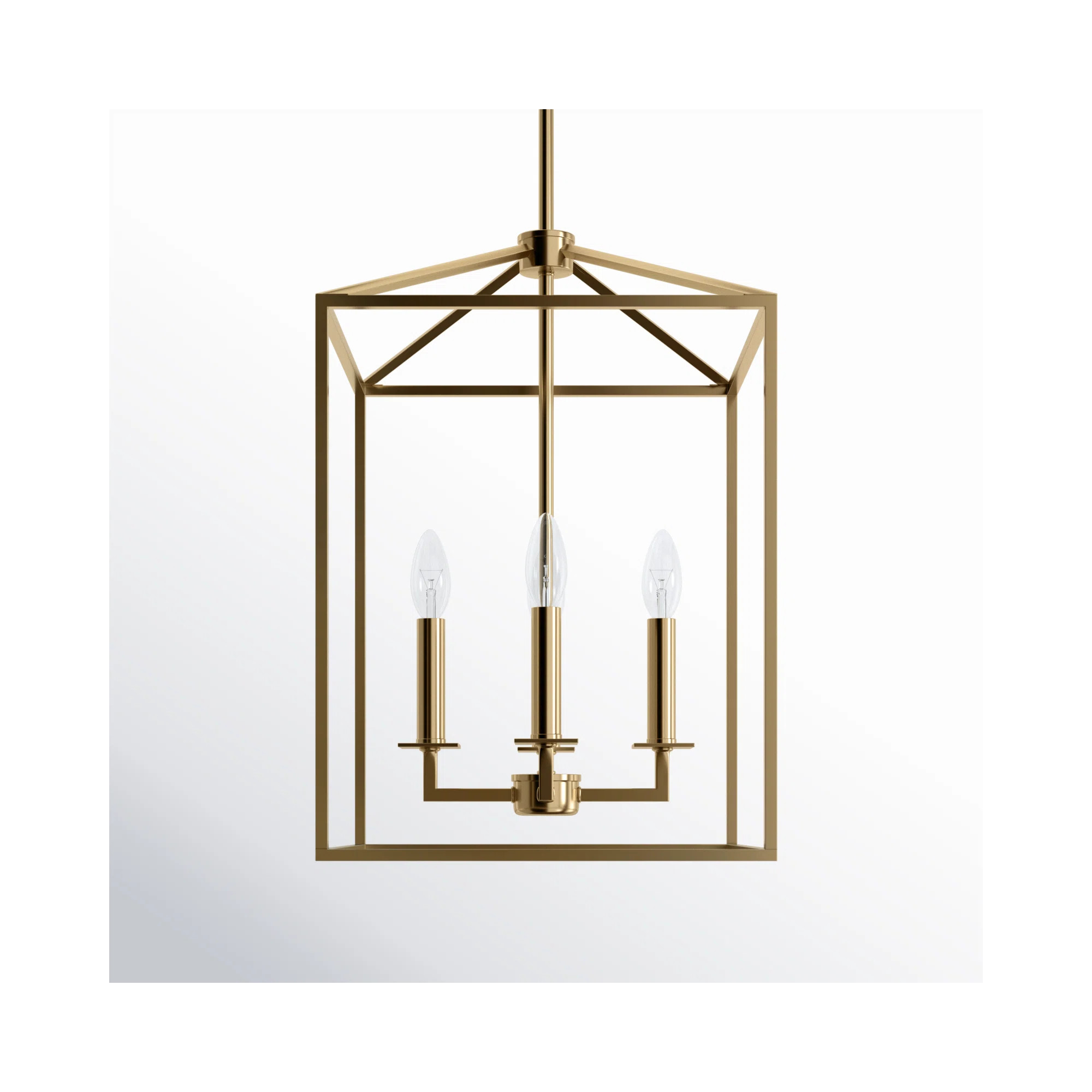 Ellis 4 - Light Metal Dimmable Lantern Chandelier | Joss & Main
