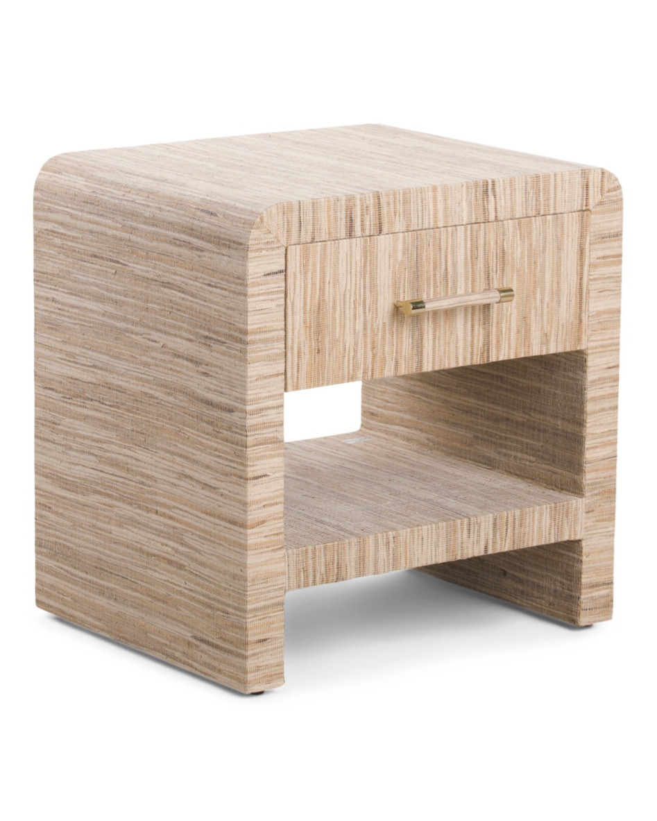 modern + coastal seagrass nightstand!

#LTKhome