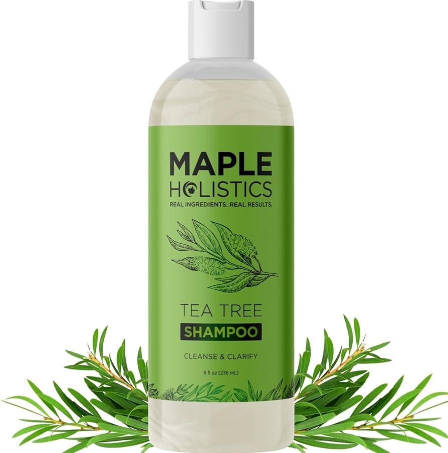 Sulfate Free Dandruff Shampoo with Tea Tree Oil - Deep Cleansing Tea Tree Dandruff Shampoo for Me... | Amazon (US)