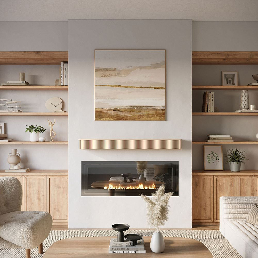 Aiken Fluted Floating Ledge | West Elm (US)