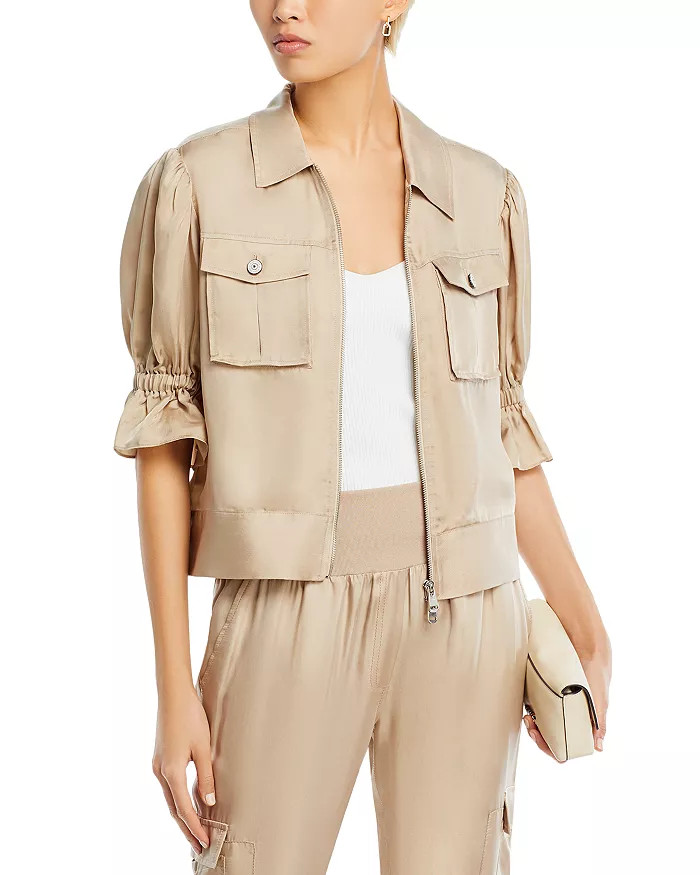 Cinq &agrave; Sept Cinq a Sept Holly Cropped Twill Jacket Women - Bloomingdale's | Bloomingdale's (US)