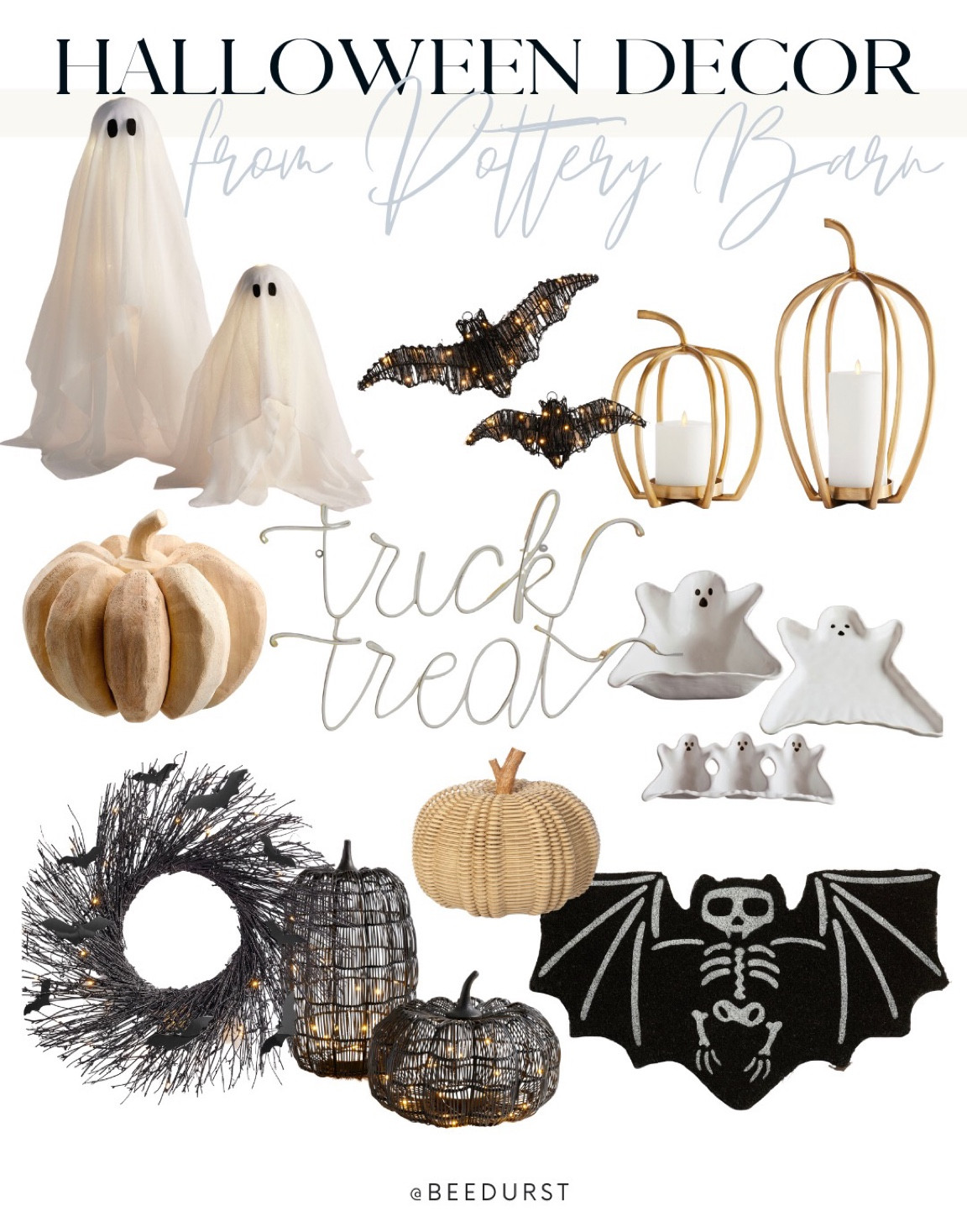 Halloween decor from Pottery Barn, Pottery Barn Halloween, pumpkin decor, fall decor, Halloween doormat, fall doormat, Halloween wreath

#LTKparties #LTKhome #LTKSeasonal