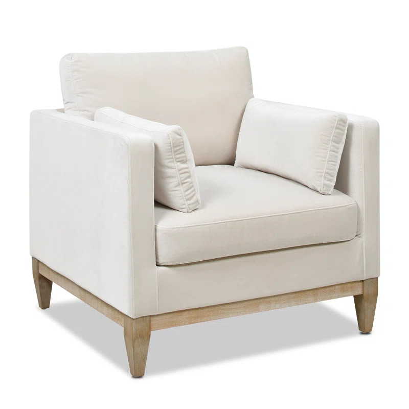 Eila 36" W Velvet Armchair | Wayfair North America