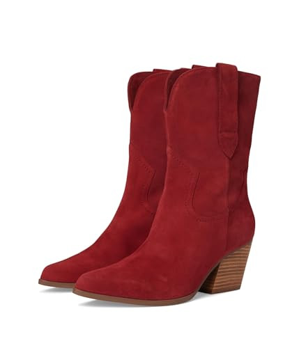 Seychelles Women's Line Dance Suede Boot, Red, 11, Medium | Amazon (US)