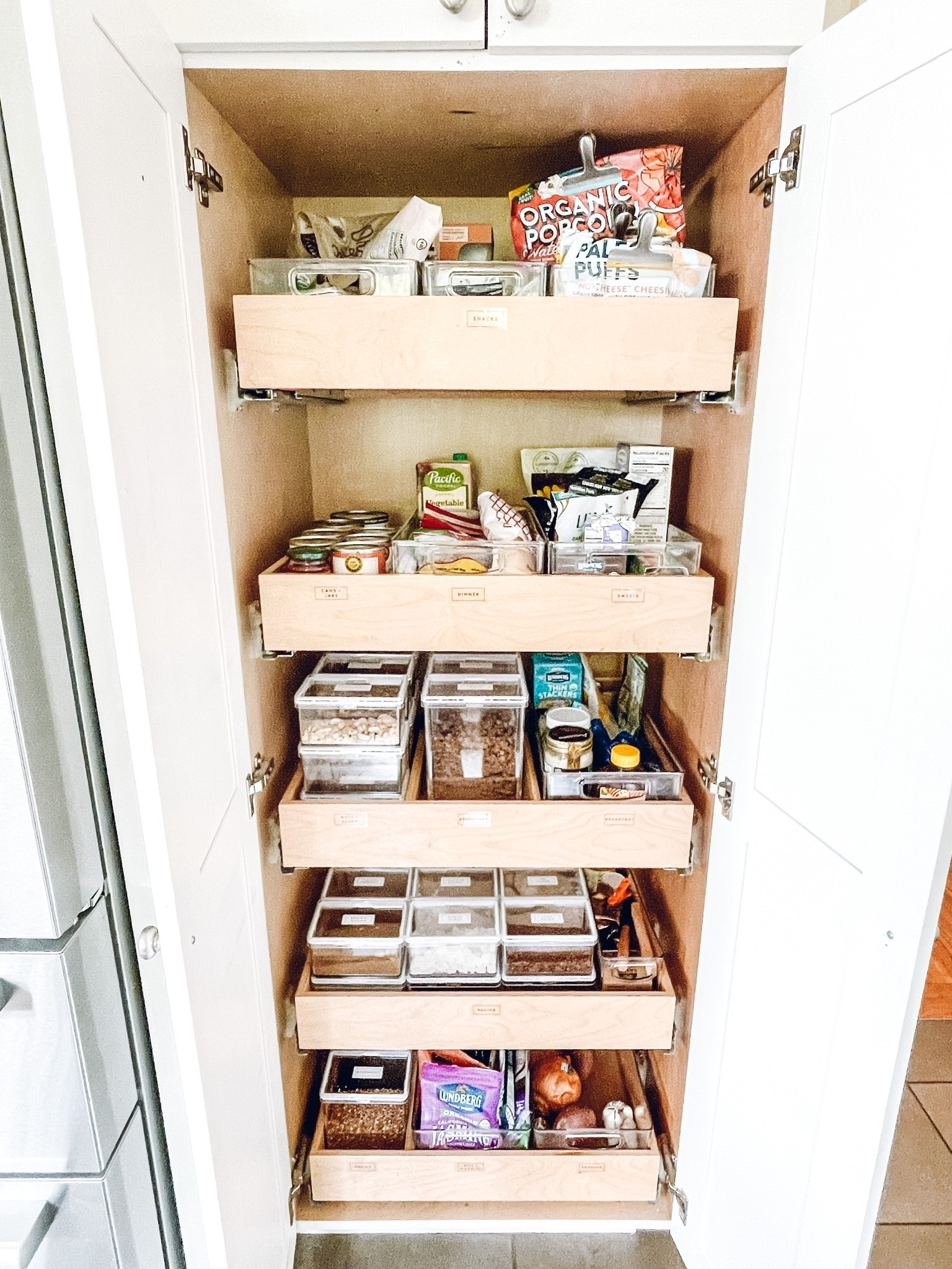 Pantry organization. Home Edit Canister. IDesign Linus Medium Deep Drawer Bin. IDesign Linus Large Deep Drawer Bin✨

#LTKfamily #LTKkids #LTKhome