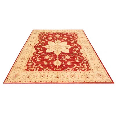 One-of-a-Kind Dingess Hand-Knotted New Age 9'10" x 13'7" Wool Area Rug in Red/Ivory | Wayfair North America