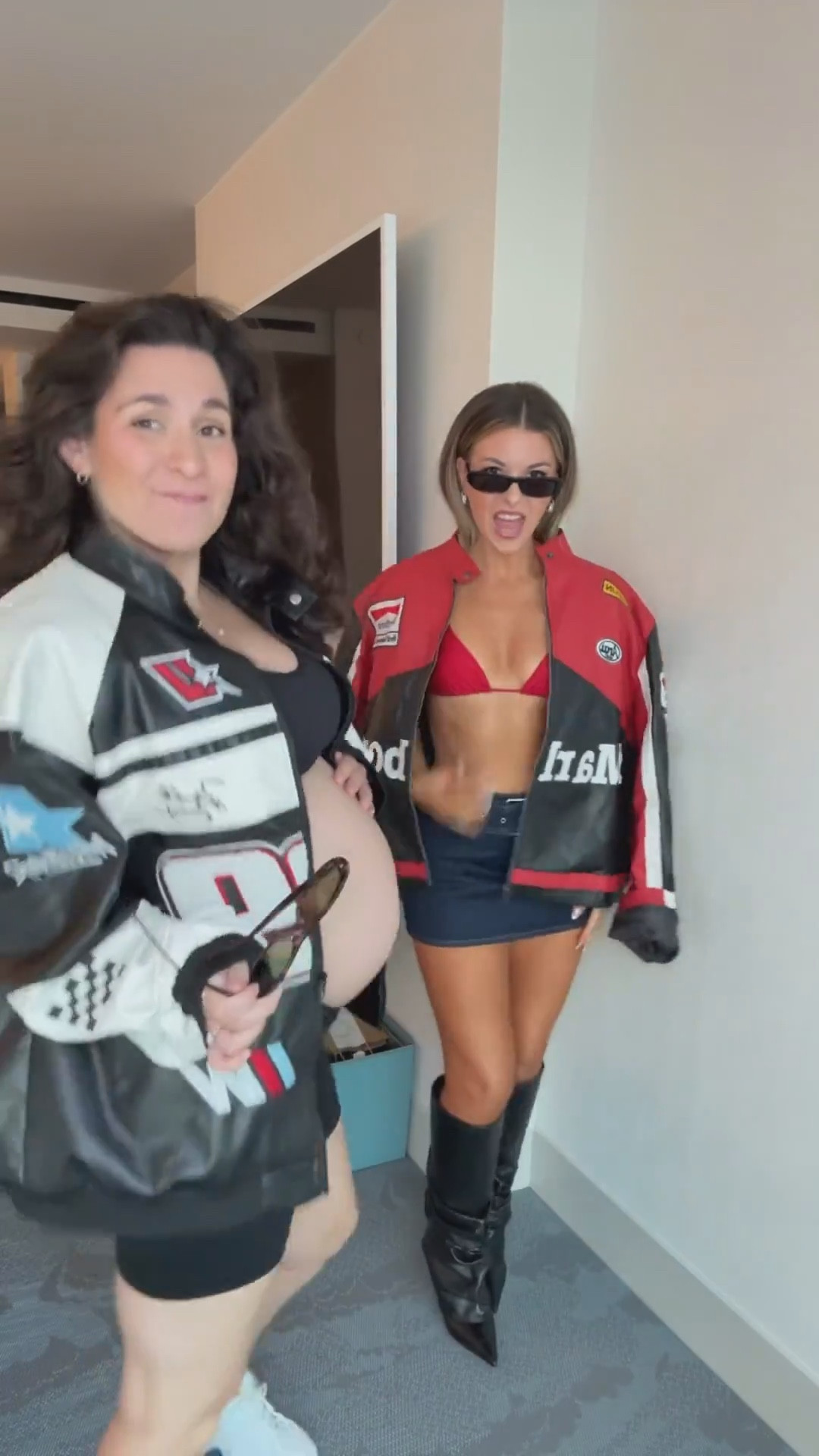 Sister and me tate mcrae concert looks leather jackets denim skirt and boots

Spanx code: extra10
Body glow color: can’t handle the heat 

Wearing xs in skirt
small tall on spanx pants
xl in jacket

Concert
Leather jacket
Leather boots
Denim skirt
Party look 
Dance look
Tate McRae concert 

#LTKStyleTip #LTKParties #LTKSeasonal