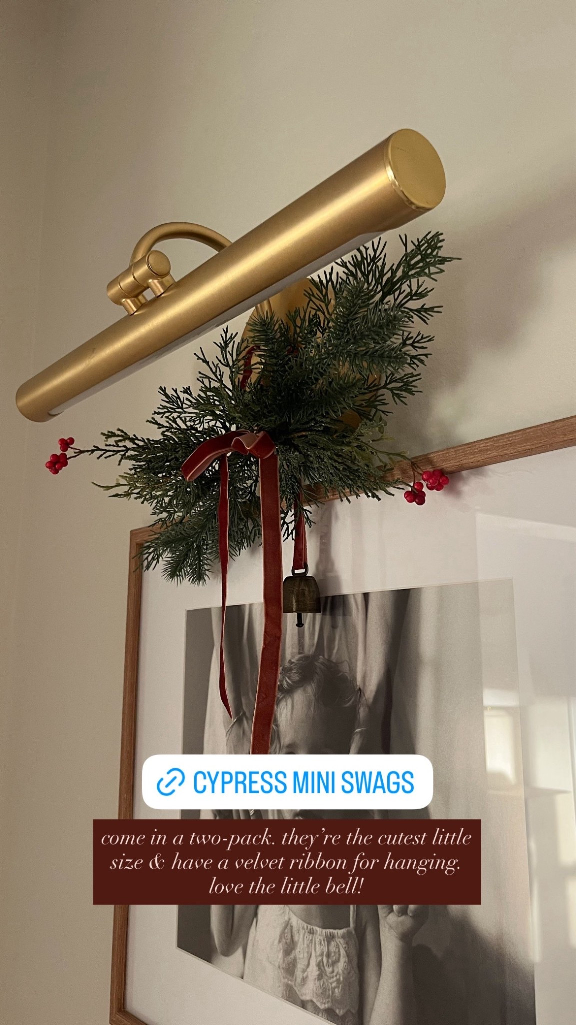 mini greenery swags , picture light greenery , home decor for Christmas , affordable Christmas decor 

#LTKHoliday #LTKSeasonal #LTKHome