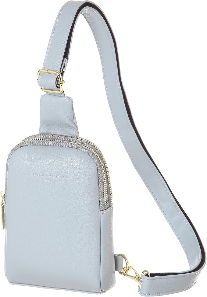 Small Crossbody Sling Bags for Women Vegan Leather Cell Phone Purse Fanny Packs for Women Men Tee... | Amazon (US)