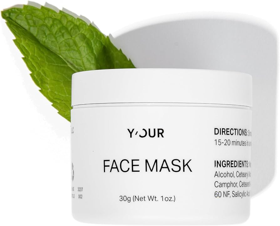 Y’OUR Purifying Clay Mask | Intensive Pore & Acne Relief | Fragrance-Free & Non-Comedogenic | w... | Amazon (US)