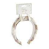 Mud Pie Braided Velvet Womens Headband, Tan | Amazon (US)