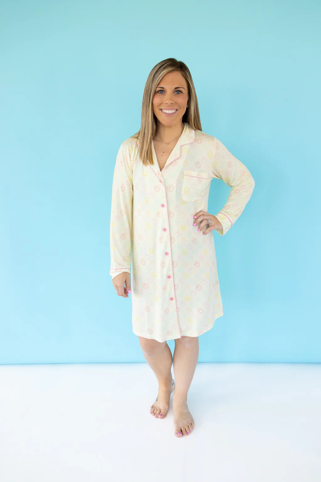 Pastel Smiles Women's Dream Gown | Dream Big Little Co.