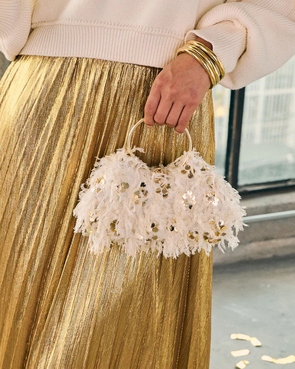 Holiday Glimmer Sequin Top Handle Bag | VICI