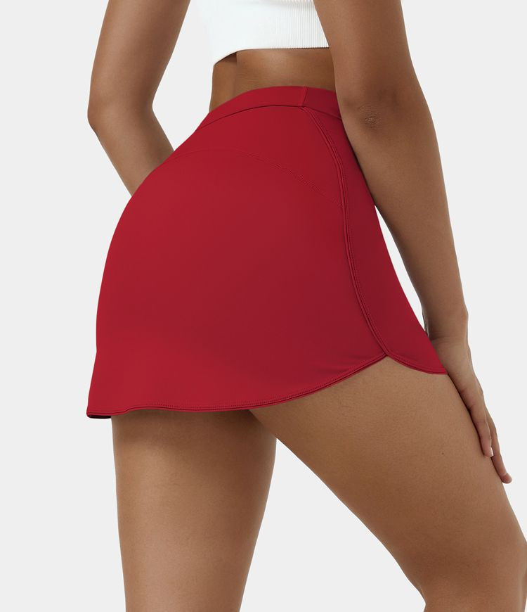 Women’s Everyday Side Pocket 2-in-1 Golf Skirt-Clarity - Halara | HALARA