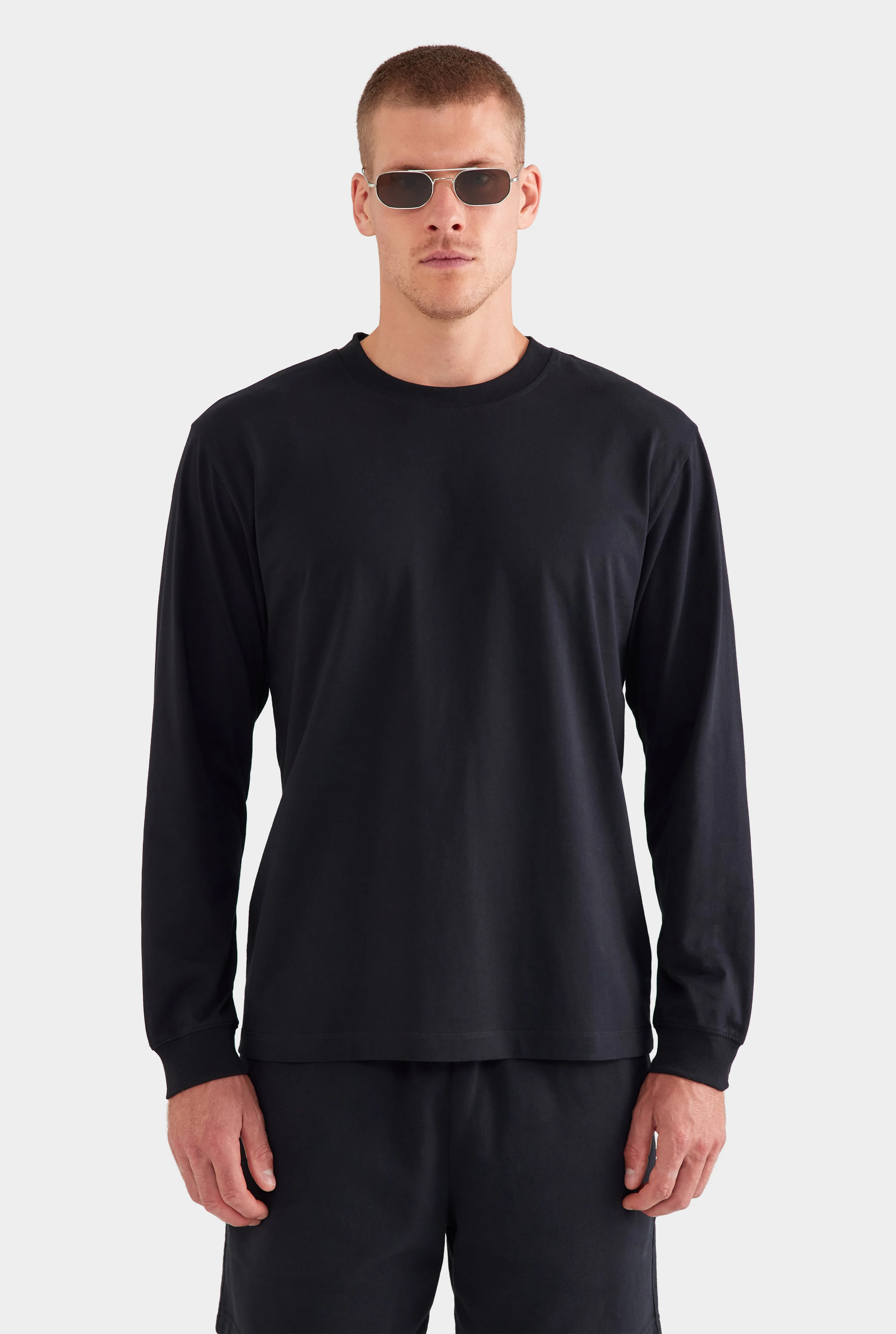 Standard Long Sleeve T Shirt Black | Venroy | Venroy AU