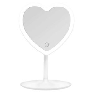 Satzuma Heart Shaped Mirror & Light  - Boots | Boots.com